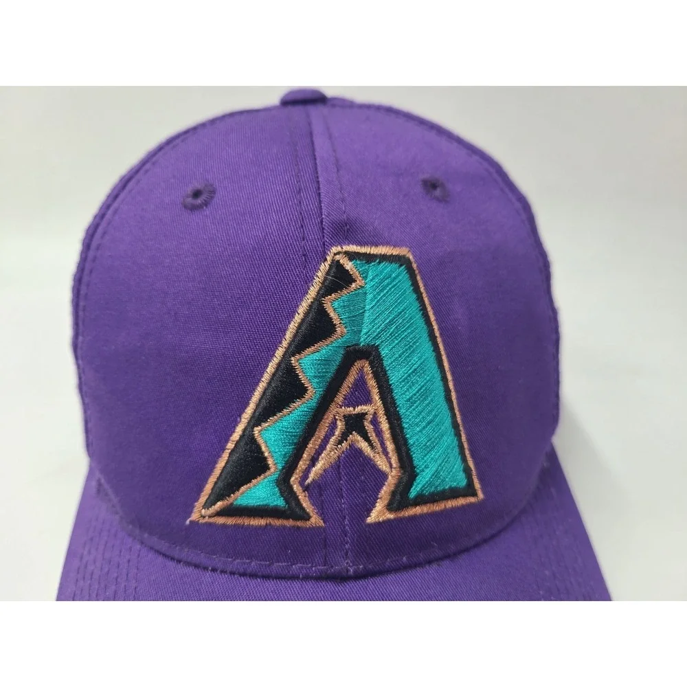 Vintage Arizona‎ Diamondbacks S-M Outdoor Cap Snapback Hat Men Women MLB Purple